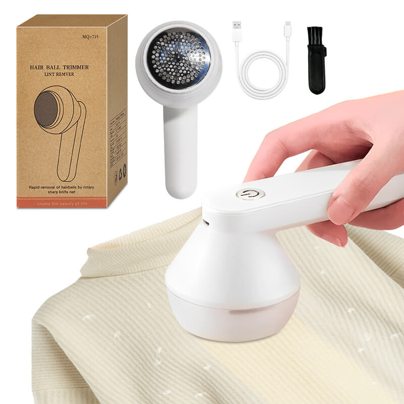 Dissolvant Electrique de Peluches & Bouloches Rechargeable sans Fil
